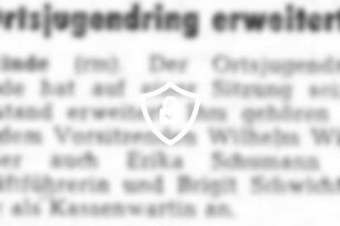 Ortsjugendring erweitert