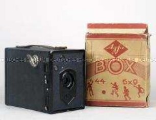 Fotoapparat "Agfa-Box 44" in Originalkarton