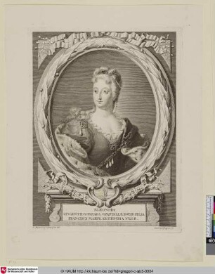 Eleonora Vincentii Gonzaga Guastallae ducis filia Francisci Mariae ab Etruria uxor.