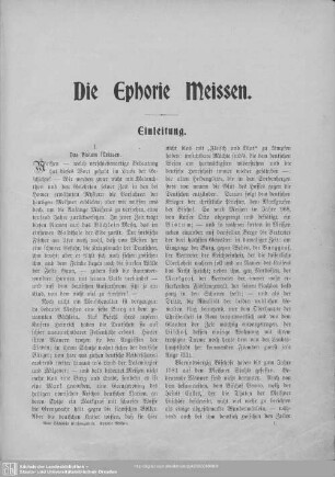 Die Ephorie Meissen