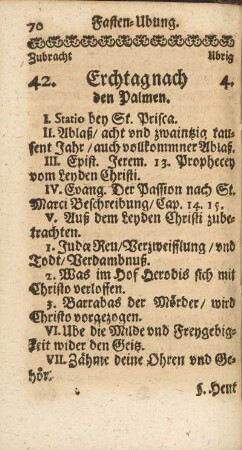 Erchtag nach den Palmen