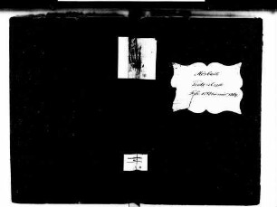 Mösbach, Achern OG; Katholische Gemeinde: Sterbebuch 1848-1869