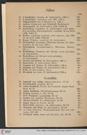 Gemälde (Nr. 52-121)