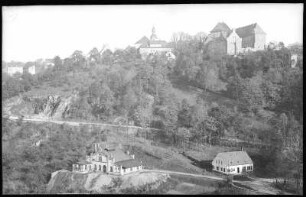 Wolkenstein. Kirche und Schloss