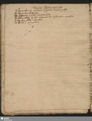Pruckner, Andr.: Theses pneumatica.
