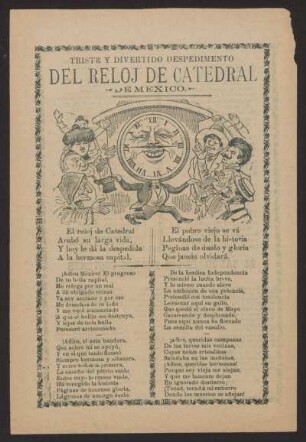 Triste y divertido despedimento del reloj de catedral de México