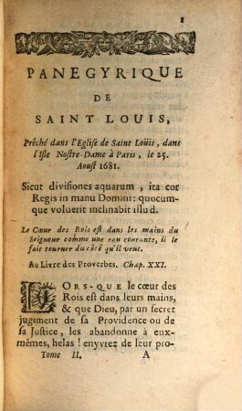 Panegyriques Et Autres Sermons. 2