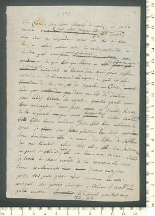 Brief von Adelbert von Chamisso an Charles de Chamisso