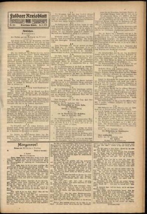 Zweite Ausgabe vom Dienstag, den 26. September 1916.