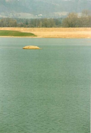 Pirna-Birkwitz-Pratzschwitz. Kies- und Badesee Birkwitz, aufgenommen April 1993