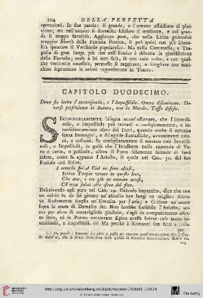 Capitolo duodecimo