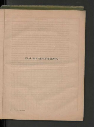 État par départements