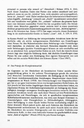 b) Das Prinzip der Komplementarität