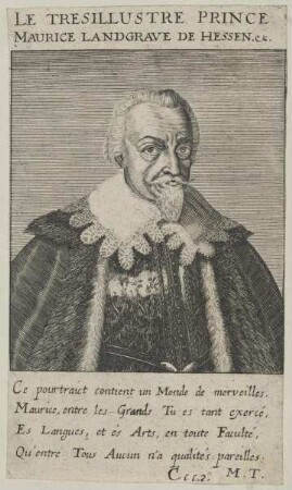 Bildnis des Maurice, Landgrave de Hessen