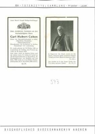 Cohen, Carl Hubert