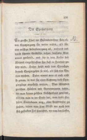 Der Spaziergang