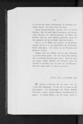 Berlin, den 20. November 1906