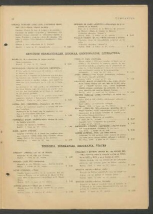 Historia, biografías, geografía, viajes