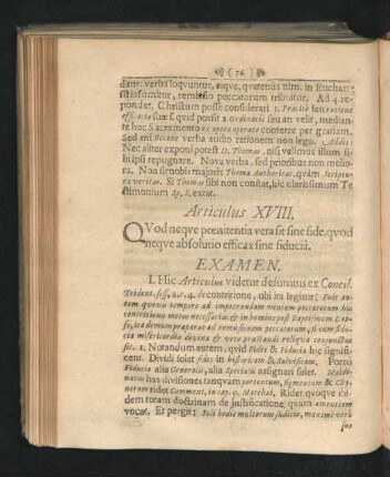 Articulus XVIII.