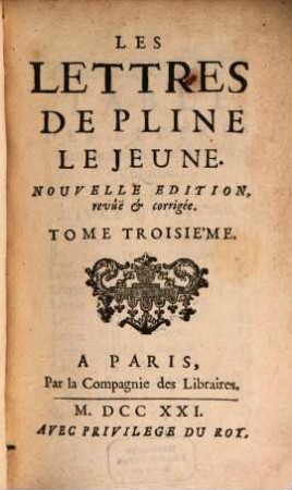 Les Lettres. 3. (1721)