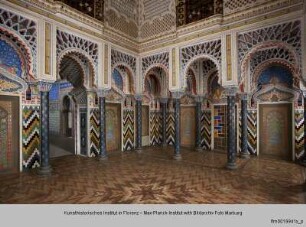 Castello di Sammezzano, Villa di Sammezzano, Liliensaal, Sala dei Gigli, Musiksaal, Sala della Musica, Reggello