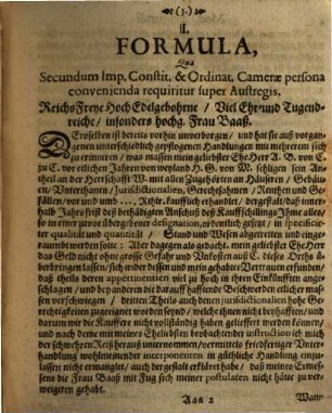 Modus Instruendi Processum Austregarum, Sive Formulae Personis iudicium constituentibus, Actori scil. Reo & Iudici deservientes