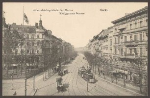 Ansichtskarte Admiralstabsgebäude der Marine, Königgrätzer Straße, Stresemannstraße