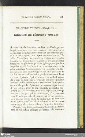 Chapitre trente-cinquième. Terrains de sédiment moyens