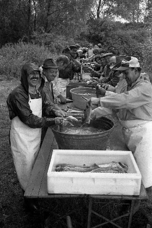 Sportfischerclub Hagsfeld. Fischerfest an den Baggerseen in der Waldstadt
