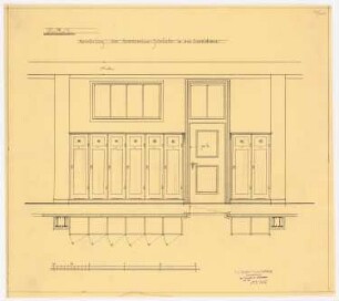 AEG-Hauptverwaltungsgebäude, Berlin: Flurgarderobenschränke
