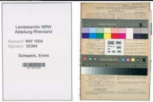 Entnazifizierung Emmi Schepers , geb. 19.08.1911 (Helferin)