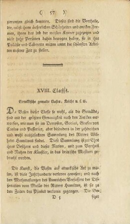 XVIII. Classe. Etruskische gemalte Vasen, Kelche