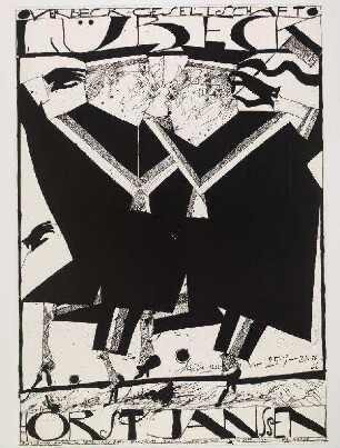 Overbeck-Gesellschaft Lübeck - Gesellschaft der Freunde - Horst Janssen - Ausstellung vom 25.7.-20.10.66