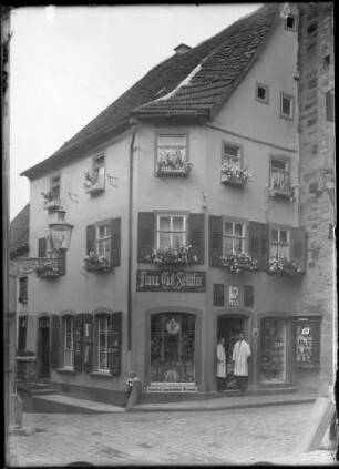 Ladengeschäft Franz Carl Schäfer in Buchen