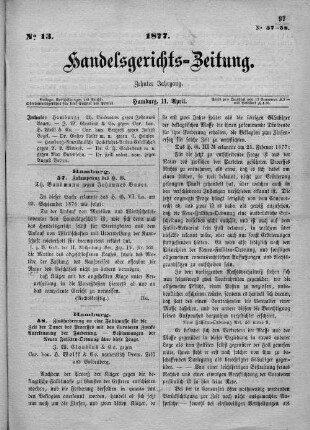 No. 13. 11. April 1877