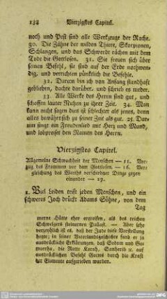 Vierzigstes Capitel