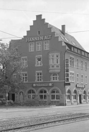 Karlsruher Fassadenwettbewerb. Hotel "Anker" in der Lameystraße 36