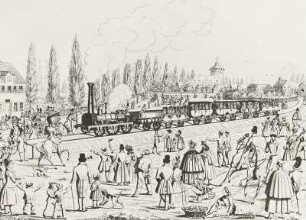 Nürnberg-Fürth, Esienbahnstrecke, Stich