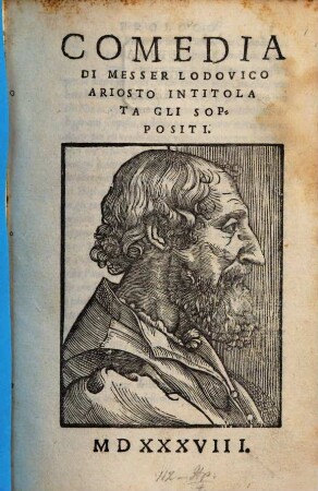 Comedia intitolata Li soppositi