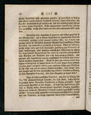 16-30, Gewißlich wäre Appellant so generos und besitzet gewißlich so viel Menschenlieb, ...