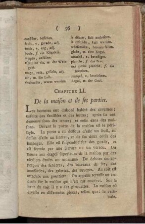 Chapitre LI. De la maison et de ses parties. - Chapitre LV. Des naufrages.