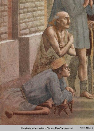 Freskenzyklus : Schattenheilung des heiligen Petrus