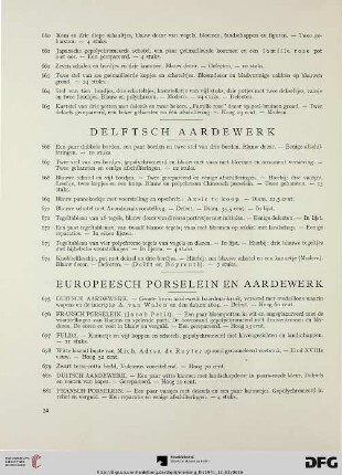 Europeesch porselein en aardewerk (Nr. 675-688)