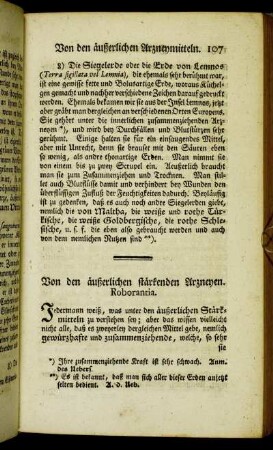 Von den äußerlichen stärkenden Arzneyen