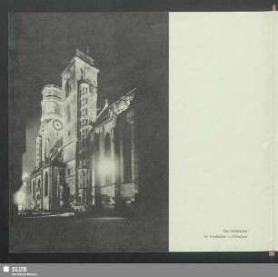 Die Stiftskirche im friedlichen Lichterglanz