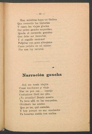 Narración gaucha