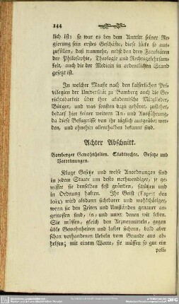 Achter Abschnitt