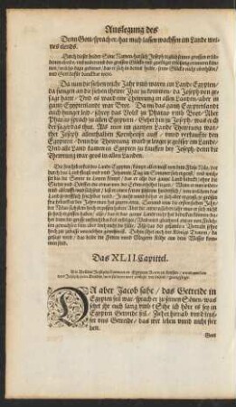 Das XLII. Capittel.