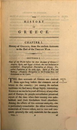 The history of Greece. 1