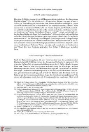 2. Die St. Galler Historiographie